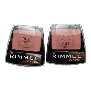 Rimmel London Lasting Finish Blush 003 Pink Rose Lot of 2‎ – 4.5g Each